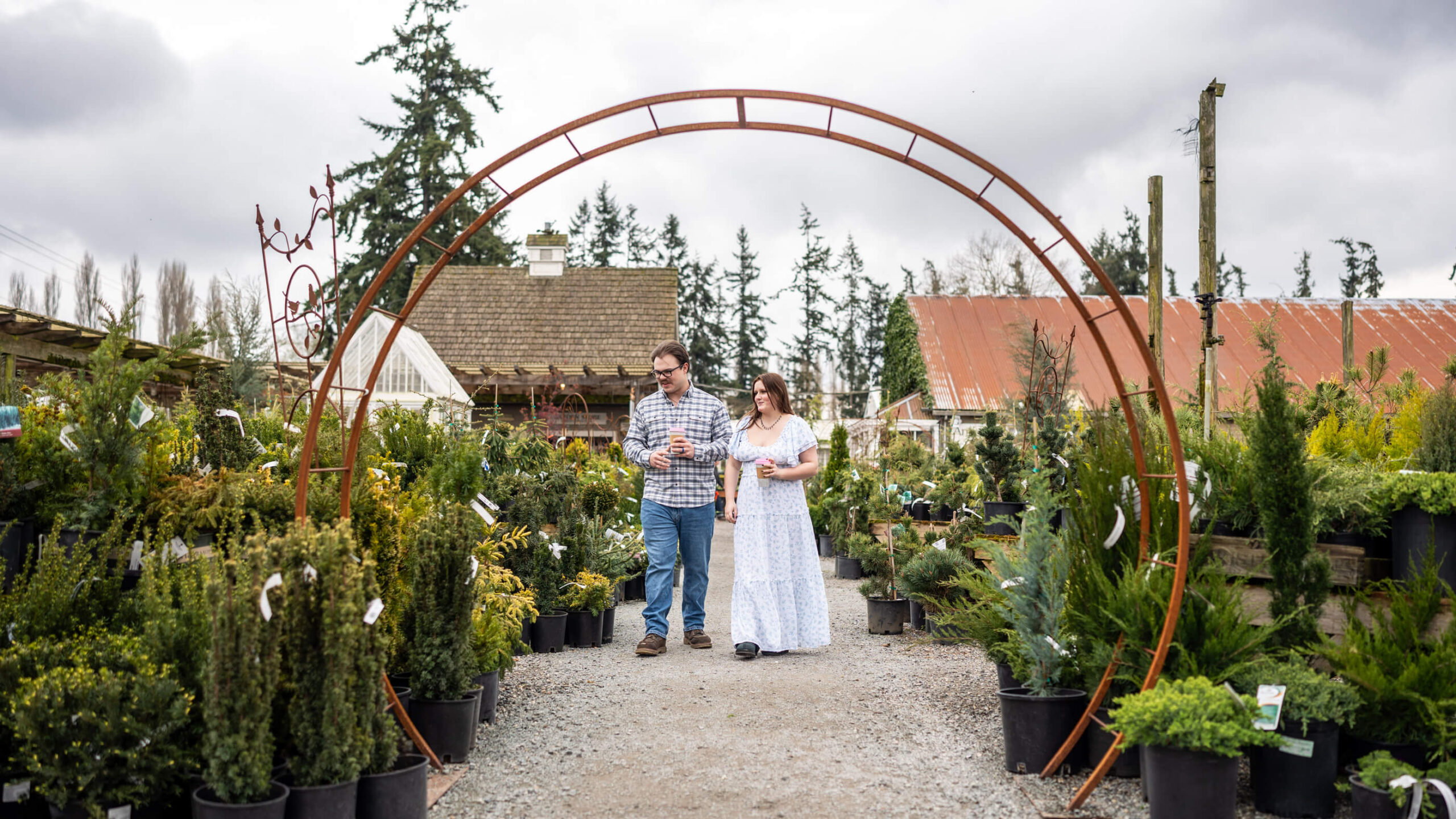 bride wearing a wedding dress from Stilly Lilly Bridal, Stanwood, WA